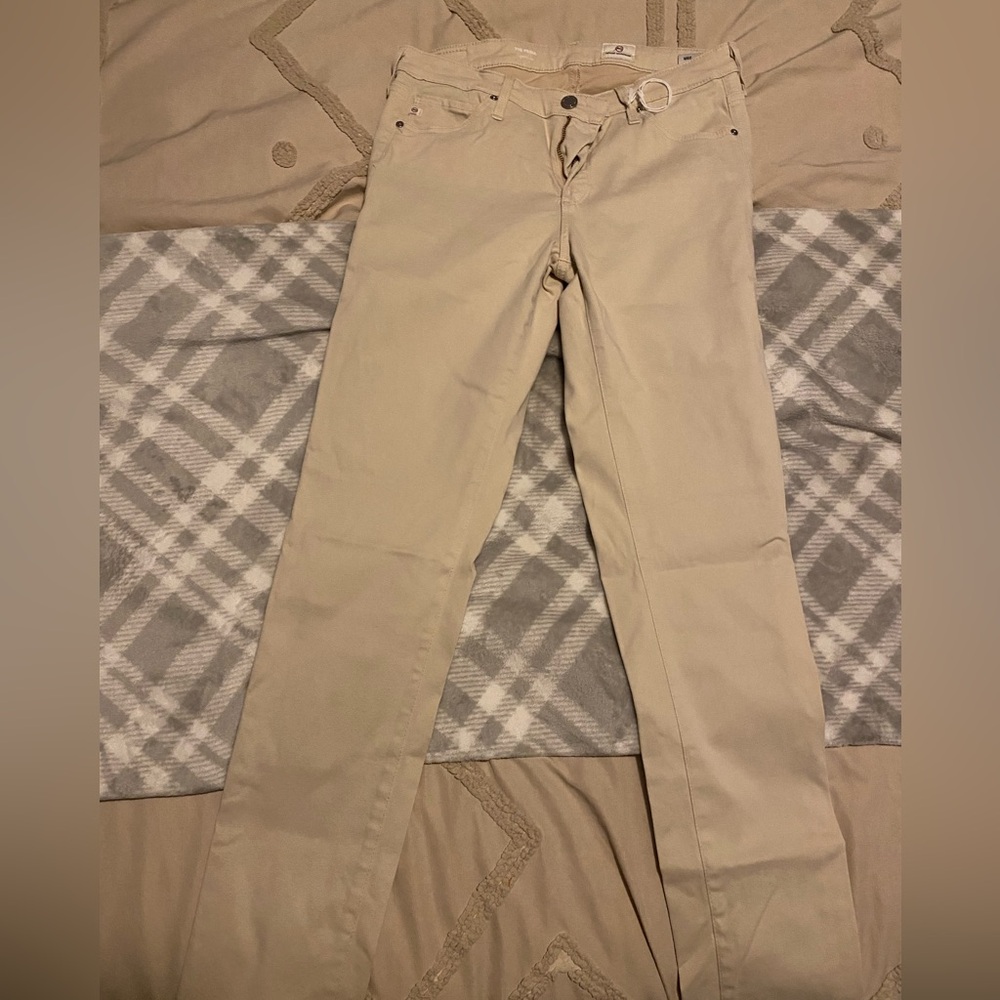 AG Adriano Goldschmied Tan Women Jeans